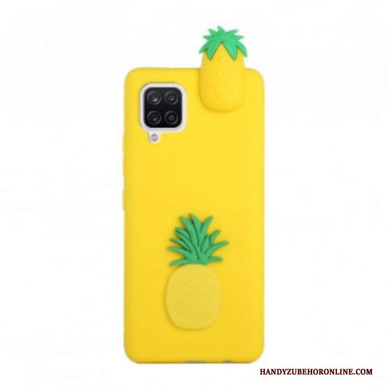 Hoesje voor Samsung Galaxy A42 5G 3d Ananas