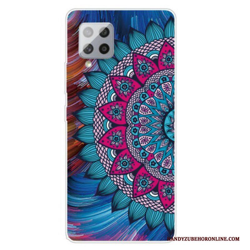 Hoesje voor Samsung Galaxy A42 5G Kleurrijke Mandala