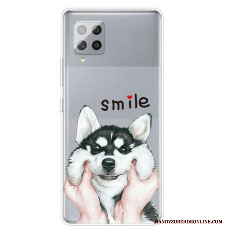 Hoesje voor Samsung Galaxy A42 5G Lach Hond