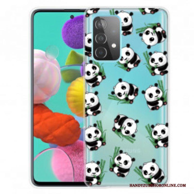 Hoesje voor Samsung Galaxy A52 4G / A52 5G / A52s 5G Kleine Panda's