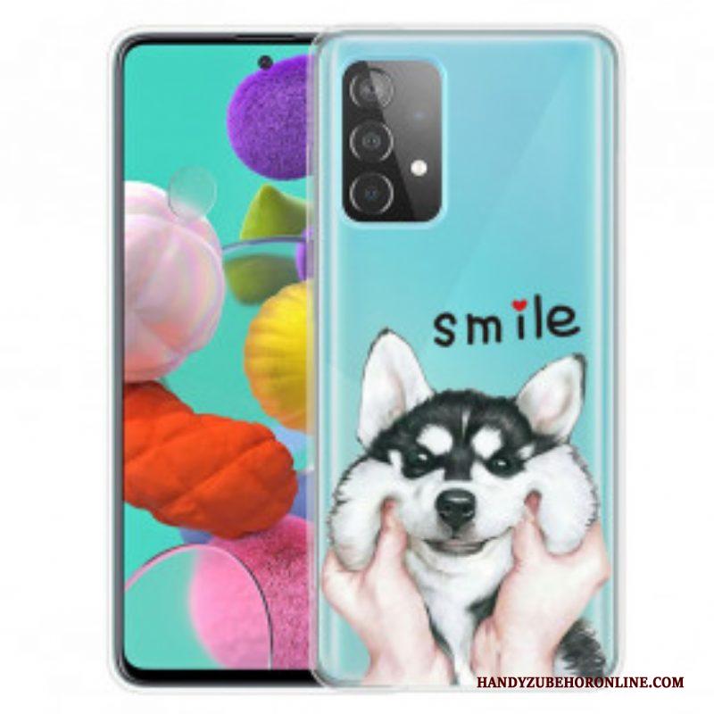 Hoesje voor Samsung Galaxy A52 4G / A52 5G / A52s 5G Lach Hond