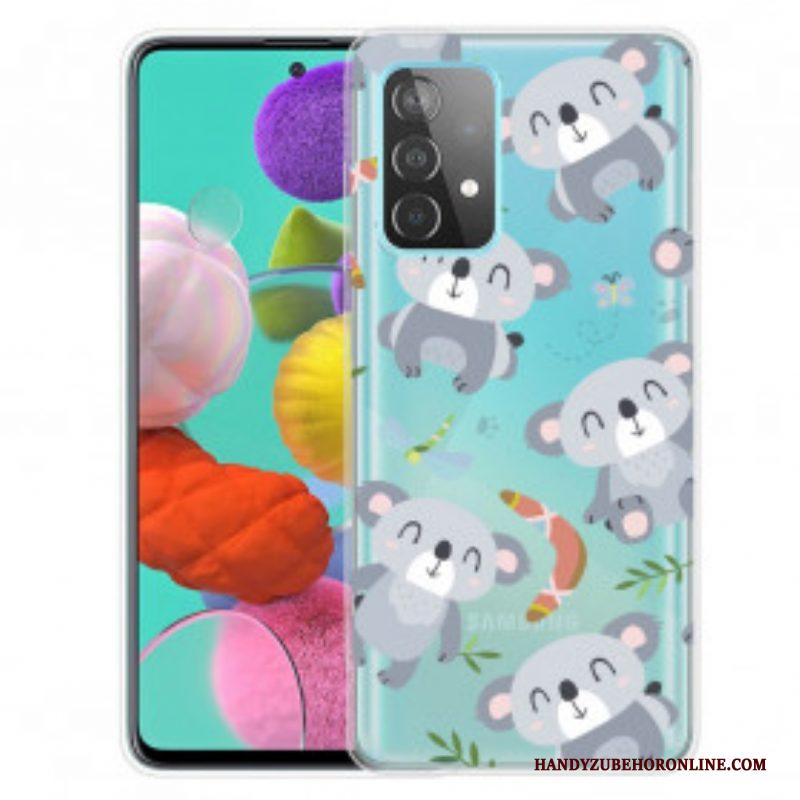 Hoesje voor Samsung Galaxy A52 4G / A52 5G / A52s 5G Leuke Koala's