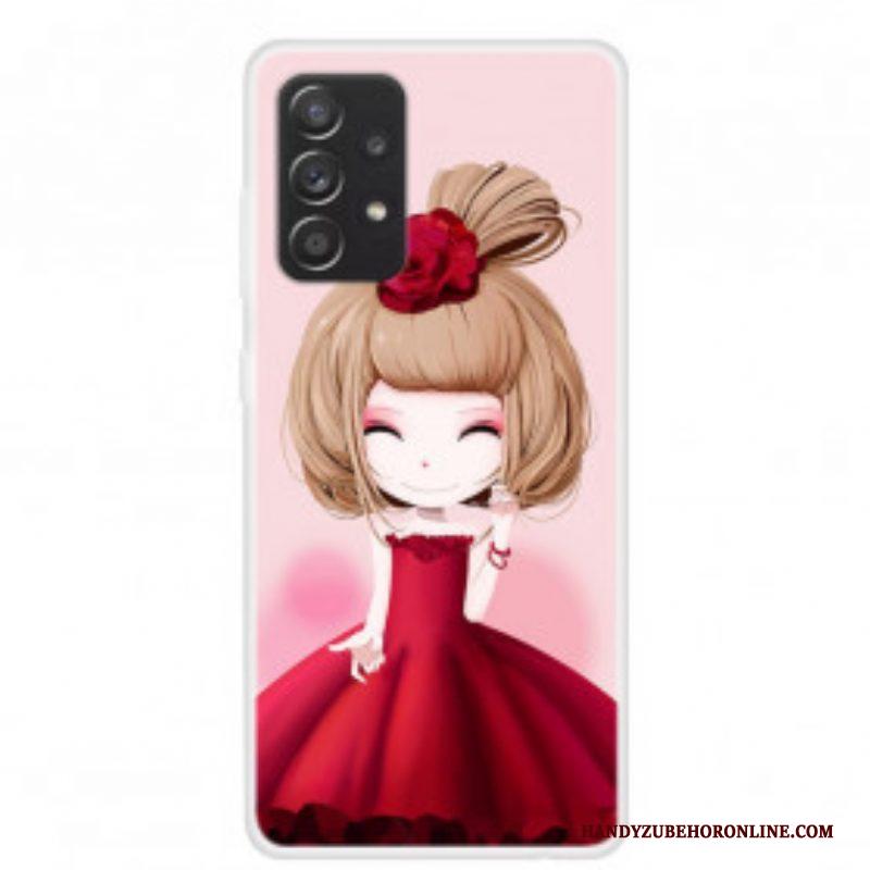 Hoesje voor Samsung Galaxy A52 4G / A52 5G / A52s 5G Manga Dame