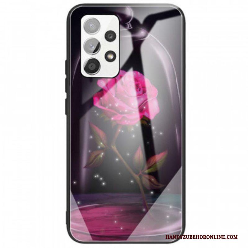 Hoesje voor Samsung Galaxy A53 5G Magisch Roze Gehard Glas