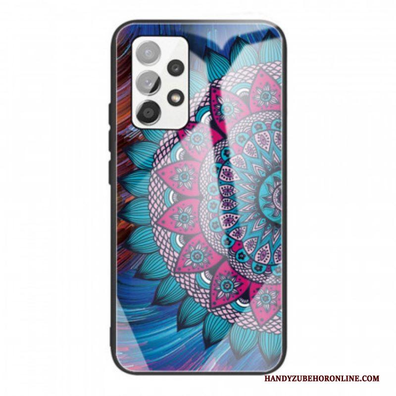 Hoesje voor Samsung Galaxy A53 5G Mandala Gehard Glas