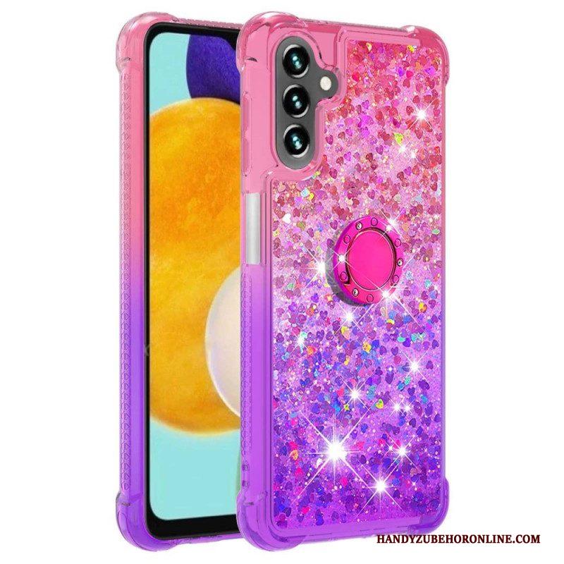 Hoesje voor Samsung Galaxy A54 5G Glitter Ringbeugel