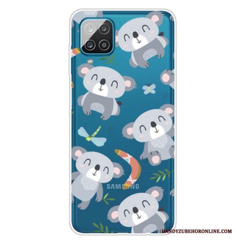 Hoesje voor Samsung Galaxy M12 / A12 Leuke Koala's