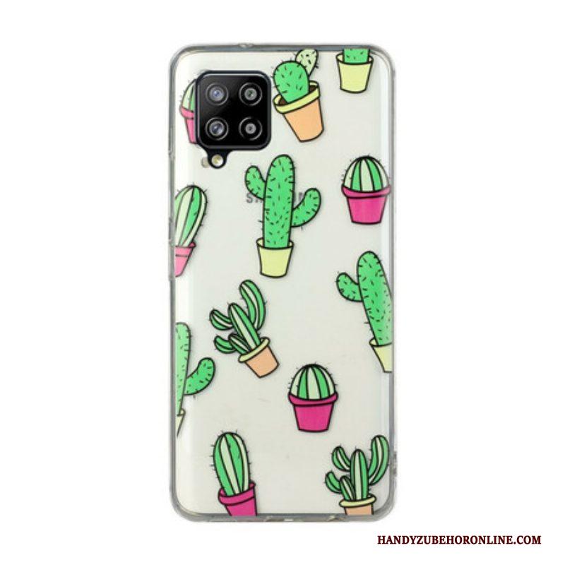 Hoesje voor Samsung Galaxy M12 / A12 Mini Cactussen