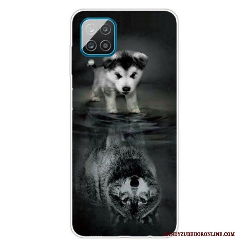 Hoesje voor Samsung Galaxy M12 / A12 Puppy-droom