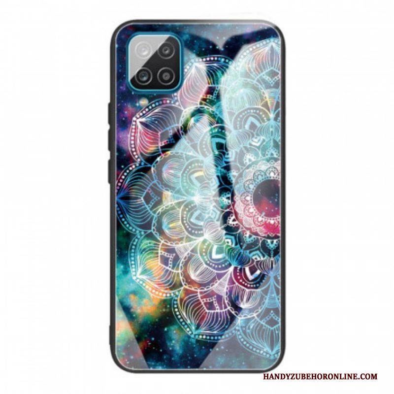 Hoesje voor Samsung Galaxy M32 Mandala Gehard Glas