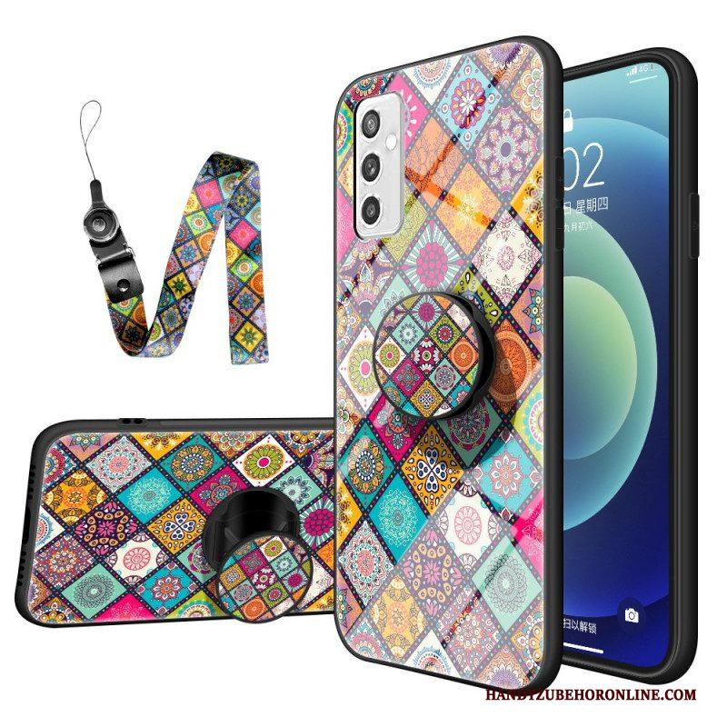 Hoesje voor Samsung Galaxy M52 5G Met Ketting Oosters Bandtapijt