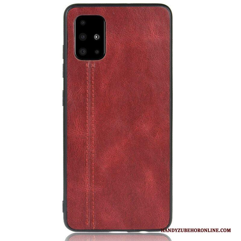 Hoesje voor Samsung Galaxy S20 Plus / S20 Plus 5G Couture-leereffect