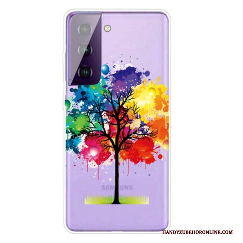 Hoesje voor Samsung Galaxy S21 5G Aquarel Boom