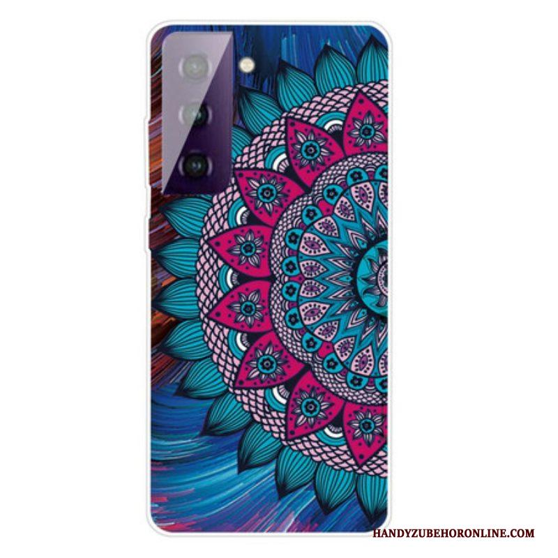 Hoesje voor Samsung Galaxy S21 5G Kleurrijke Mandala