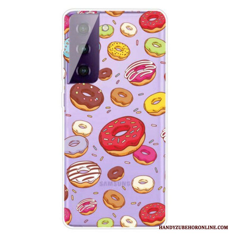 Hoesje voor Samsung Galaxy S21 FE Hou Van Donuts