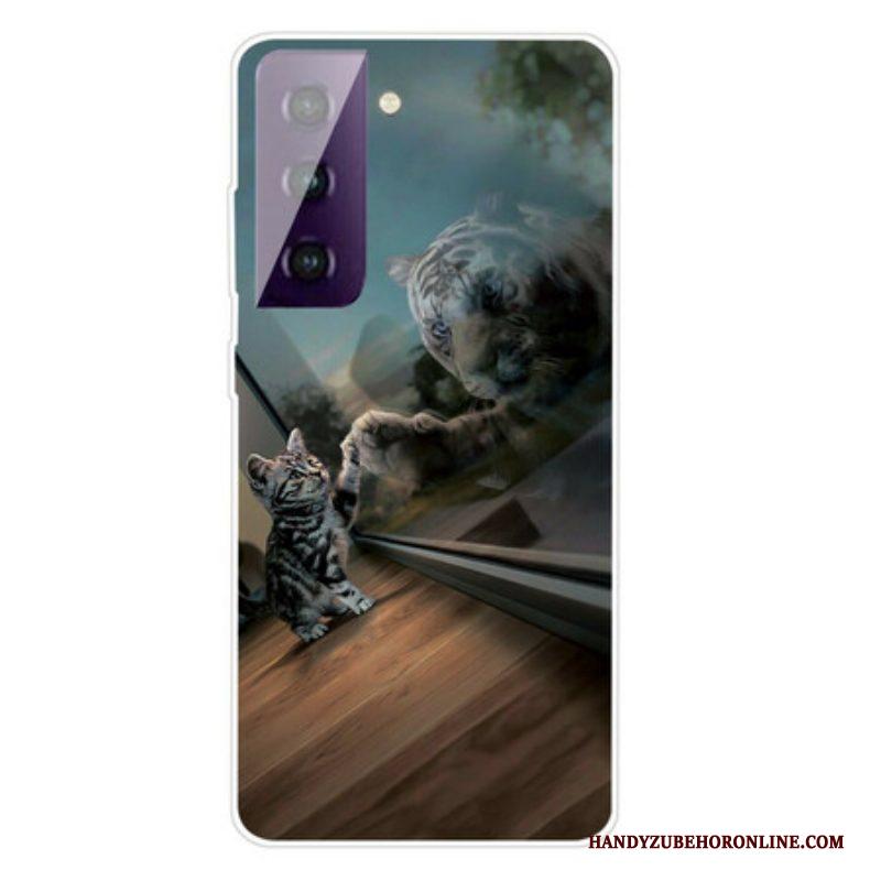 Hoesje voor Samsung Galaxy S21 FE Kittens Droom