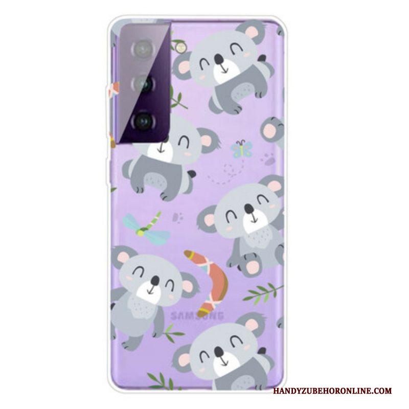 Hoesje voor Samsung Galaxy S21 FE Leuke Koala's