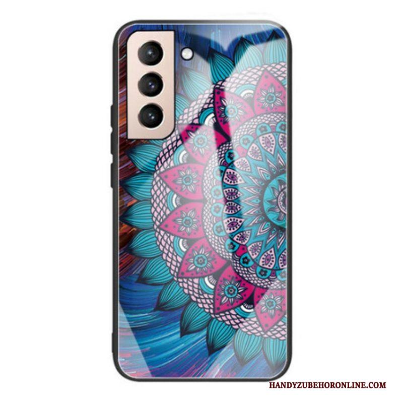 Hoesje voor Samsung Galaxy S21 FE Mandala Gehard Glas