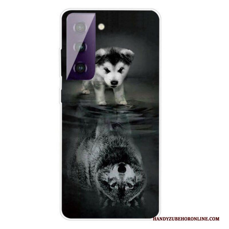 Hoesje voor Samsung Galaxy S21 FE Puppy-droom