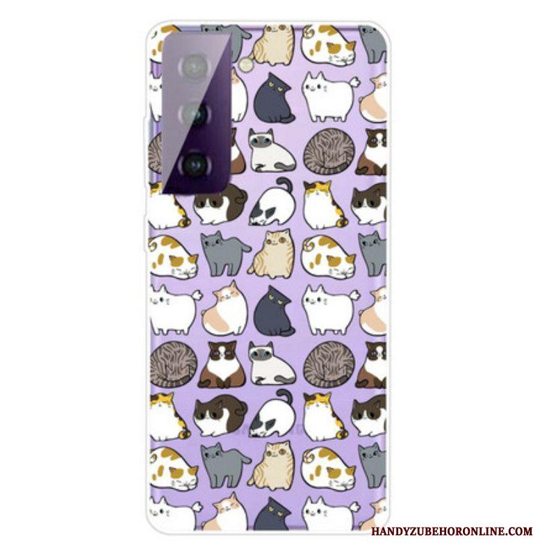 Hoesje voor Samsung Galaxy S21 FE Topkatten