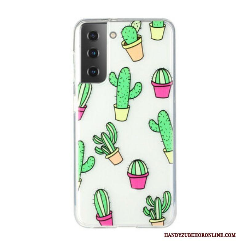 Hoesje voor Samsung Galaxy S21 Plus 5G Mini Cactussen