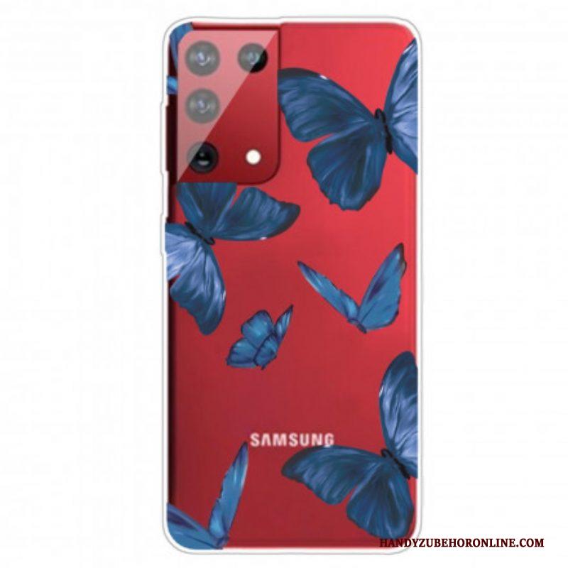 Hoesje voor Samsung Galaxy S21 Ultra 5G Wilde Vlinders