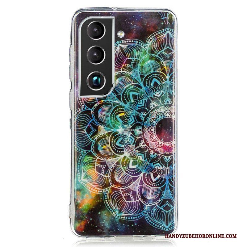 Hoesje voor Samsung Galaxy S22 5G Fluorescerende Bloemenserie