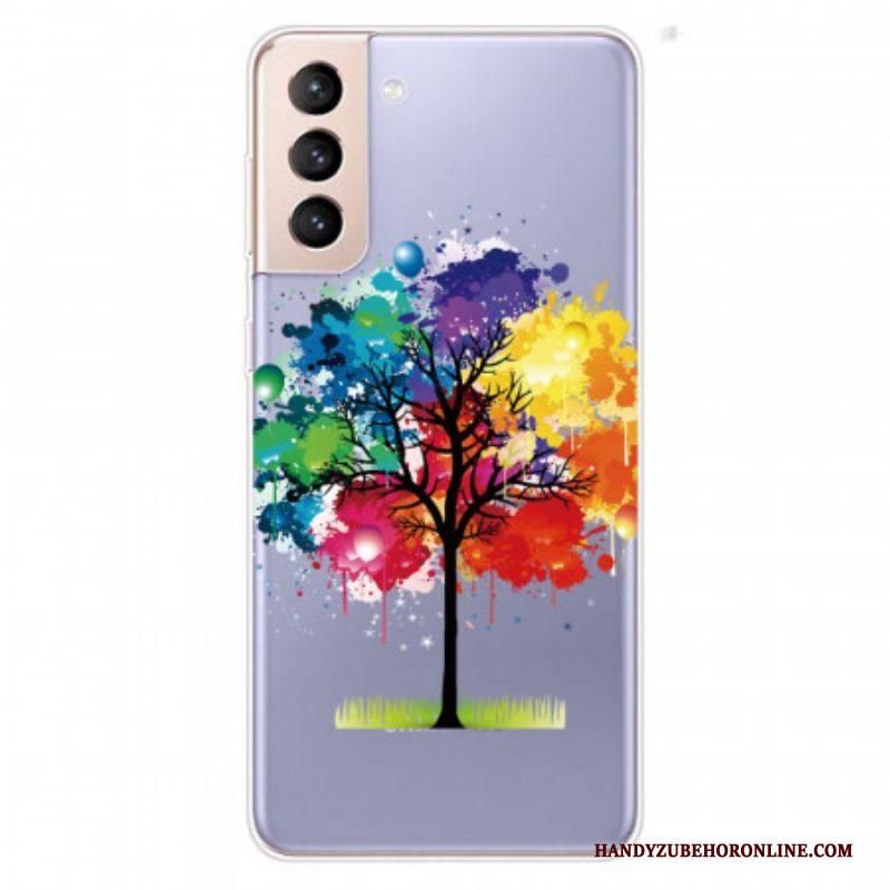 Hoesje voor Samsung Galaxy S22 5G Naadloze Aquarel Boom