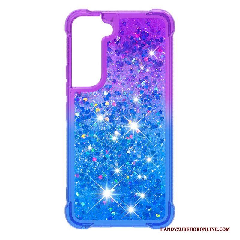 Hoesje voor Samsung Galaxy S22 5G Pailletten Kleuren