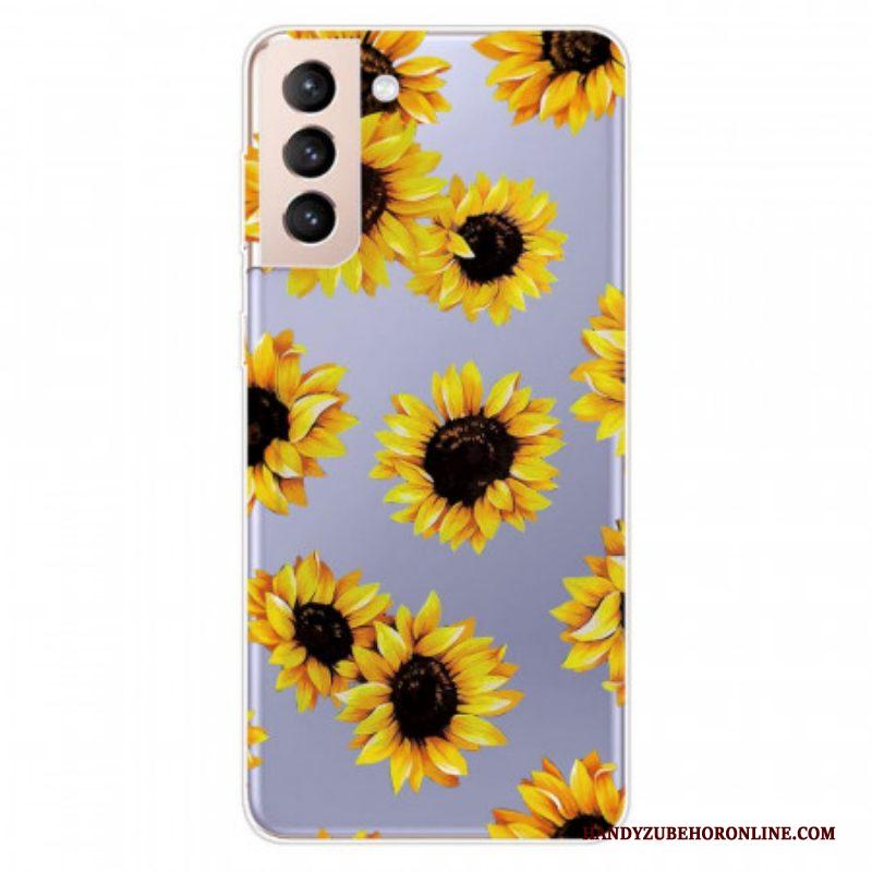 Hoesje voor Samsung Galaxy S22 5G Zonnebloemen