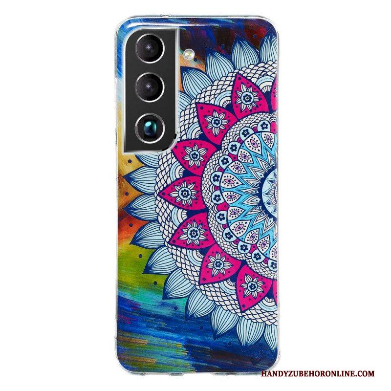 Hoesje voor Samsung Galaxy S22 Plus 5G Fluorescerende Bloemenserie