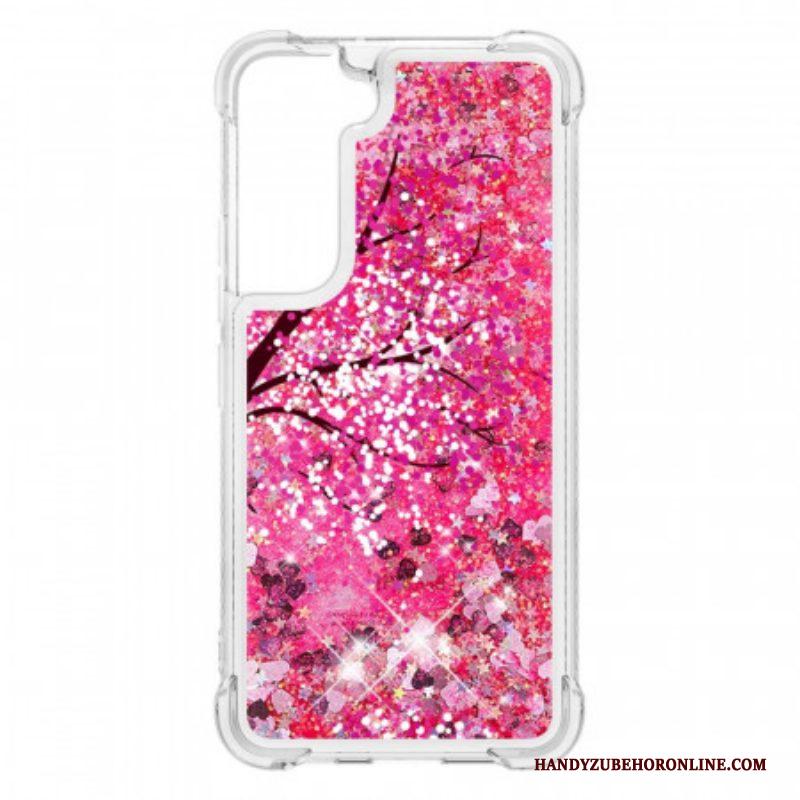 Hoesje voor Samsung Galaxy S22 Plus 5G Glitter Boom