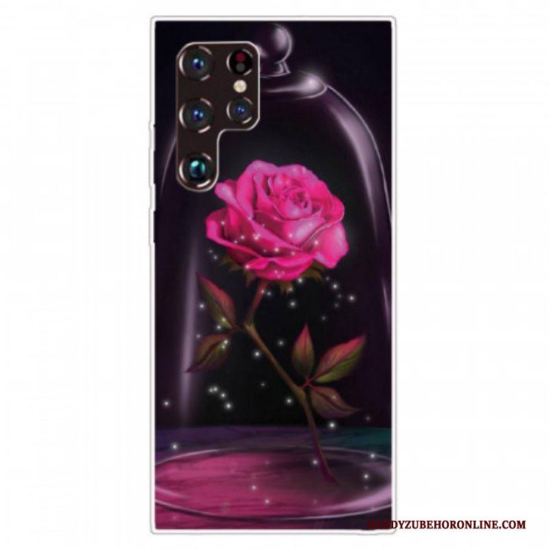 Hoesje voor Samsung Galaxy S22 Ultra 5G Magisch Roze