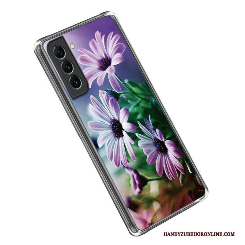 Hoesje voor Samsung Galaxy S23 5G Bloemen Siliconen