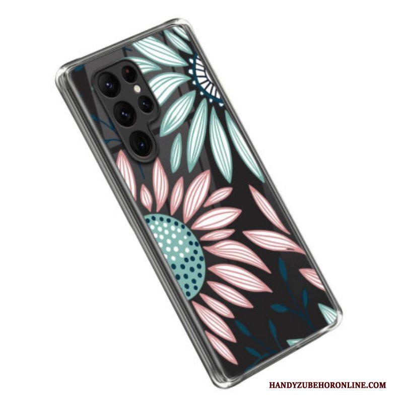 Hoesje voor Samsung Galaxy S23 Ultra 5G Bloemen