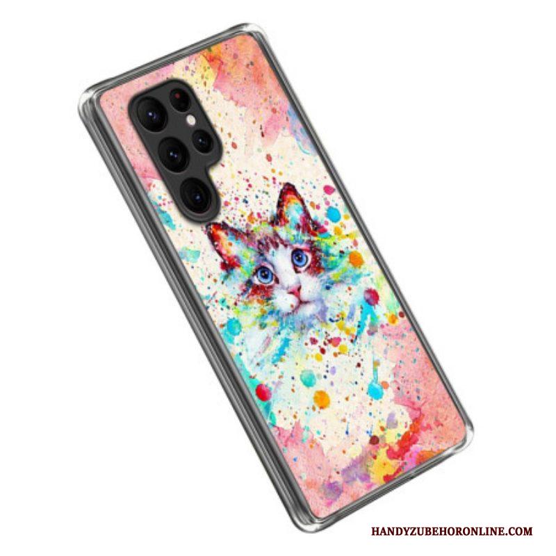 Hoesje voor Samsung Galaxy S23 Ultra 5G Katten Kunst