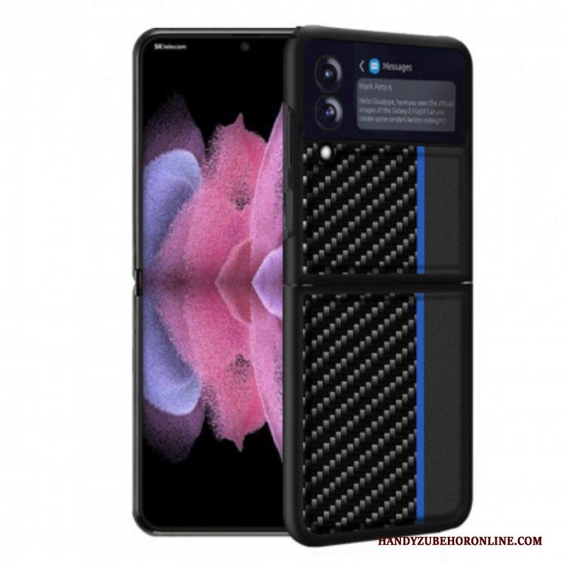 Hoesje voor Samsung Galaxy Z Flip 3 5G Folio-hoesje Kleur Lijn