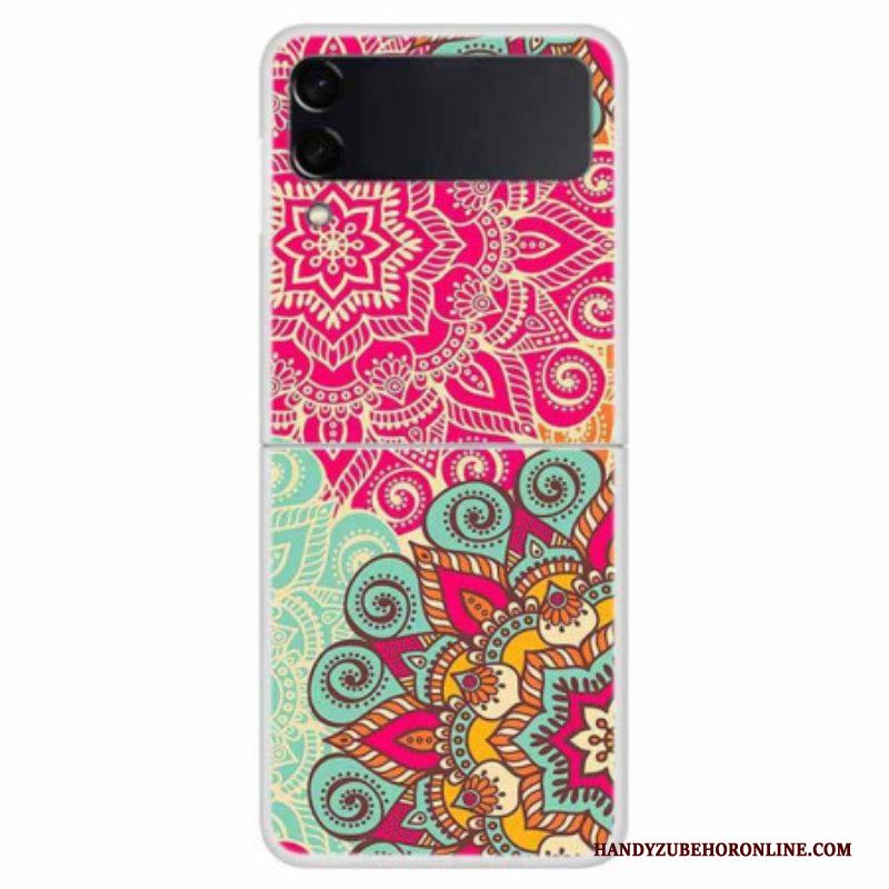 Hoesje voor Samsung Galaxy Z Flip 4 Folio-hoesje Mandala-trend