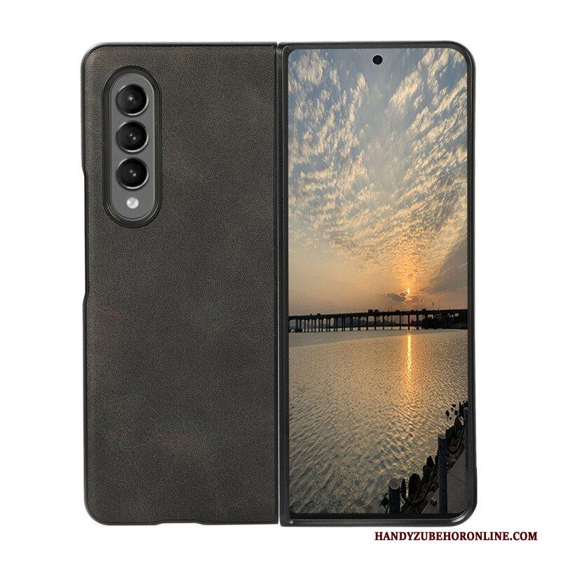 Hoesje voor Samsung Galaxy Z Fold 3 5G Kunstleer