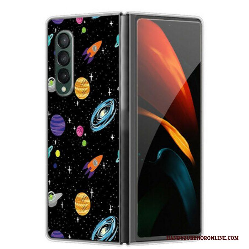 Hoesje voor Samsung Galaxy Z Fold 3 5G Ruimte