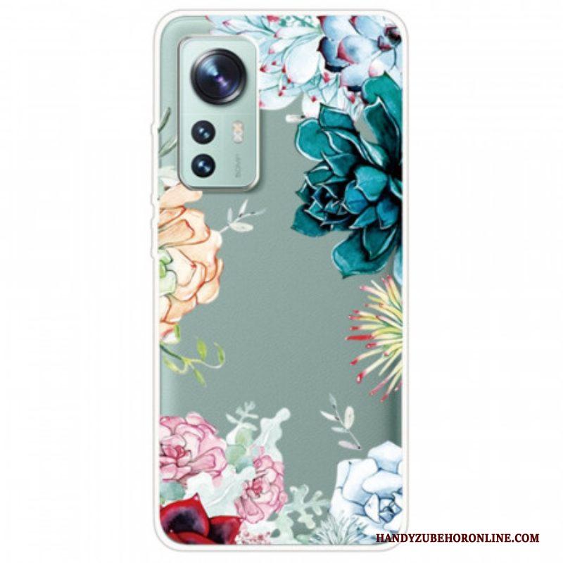 Hoesje voor Xiaomi 12 / 12X Aquarel Bloemen