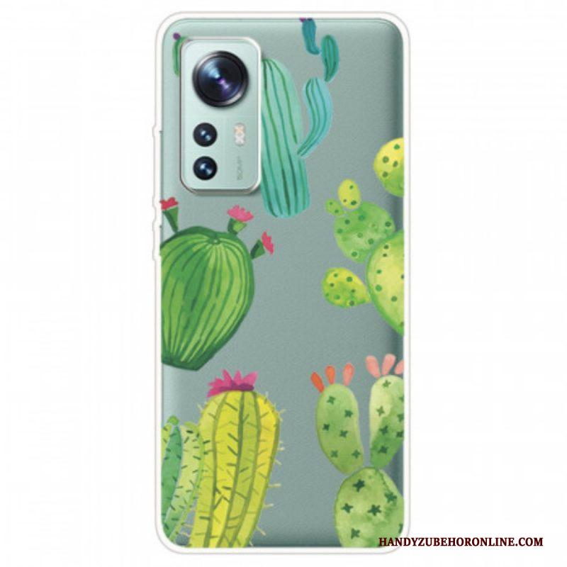 Hoesje voor Xiaomi 12 / 12X Aquarel Cactussen