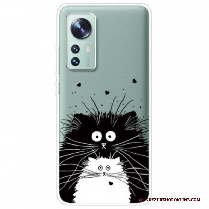 Hoesje voor Xiaomi 12 / 12X Kijk Naar De Katten