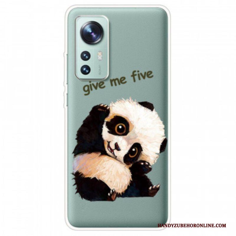 Hoesje voor Xiaomi 12 / 12X Panda Geef Me Vijf