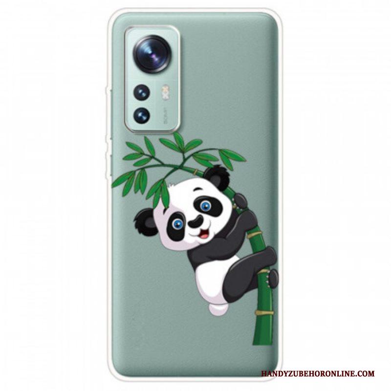 Hoesje voor Xiaomi 12 / 12X Panda Op Bamboe