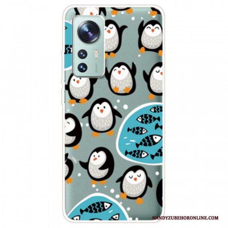 Hoesje voor Xiaomi 12 / 12X Pinguïns En Vissen