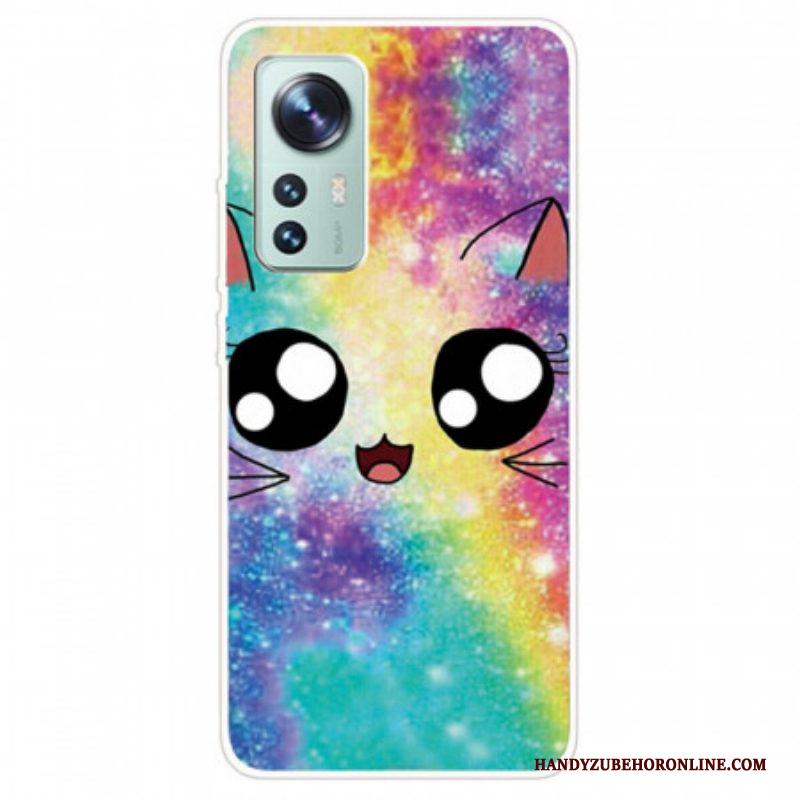 Hoesje voor Xiaomi 12 / 12X Siliconen Kat Cartoon