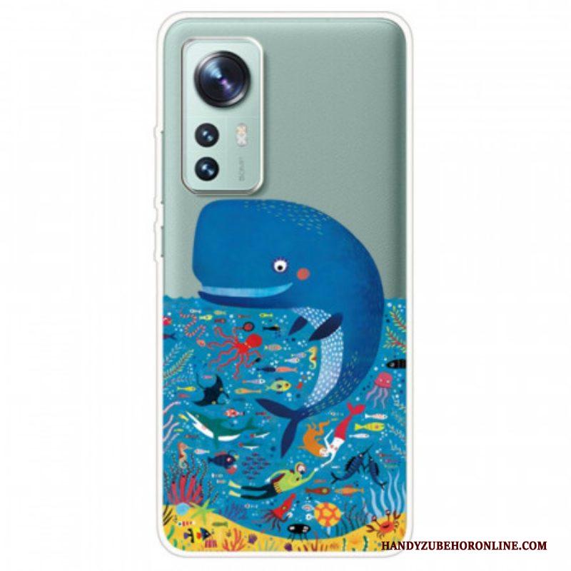 Hoesje voor Xiaomi 12 / 12X Walvis Grafisch