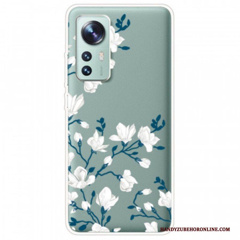 Hoesje voor Xiaomi 12 / 12X Witte Bloemen