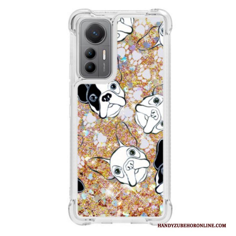 Hoesje voor Xiaomi 12 Lite Pailletten Mr Dog